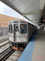 CTA Pink Line train at 54th/Cermak